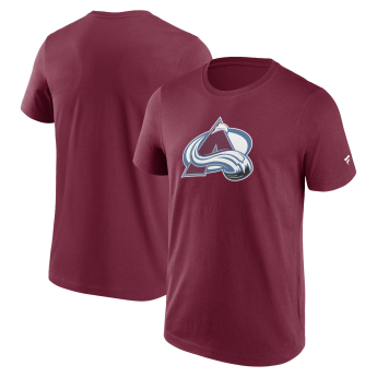 Colorado Avalanche tricou de bărbați Primary Logo Graphic Rhododendron