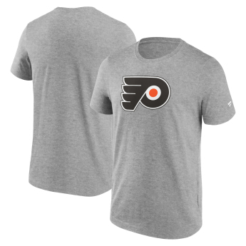 Philadelphia Flyers tricou de bărbați Primary Logo Graphic Sport Gray Heather