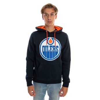Edmonton Oilers hanorac de bărbați cu glugă Core 47 BALLPARK Pullover Hood Fall Navy