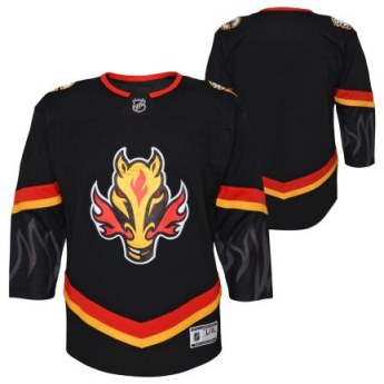 Calgary Flames tricou de hochei pentru copii Premier Alternate