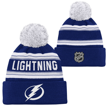 Tampa Bay Lightning căciula de iarnă pentru copii Jacquard Cuffed Knit With Pom
