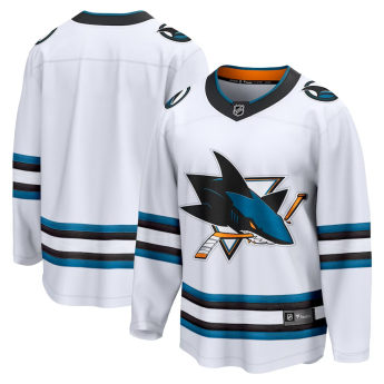 San Jose Sharks tricou de hochei Breakaway Away Jersey White