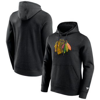 Chicago Blackhawks hanorac de bărbați cu glugă Primary Logo Graphic Hoodie black