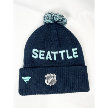 Seattle Kraken căciula de iarnă pentru copii Cufed Knit With Pom