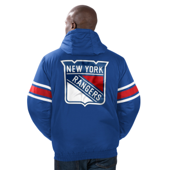 New York Rangers geacă de bărbați cu glugă Tight End Winter Jacket