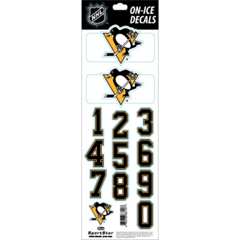 Pittsburgh Penguins abțibilduri pentru cască Decals ON-Ice