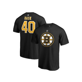 Boston Bruins tricou de bărbați #40 Tuukka Rask black