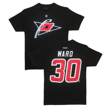 Carolina Hurricanes tricou de bărbați #30 Cam Ward black