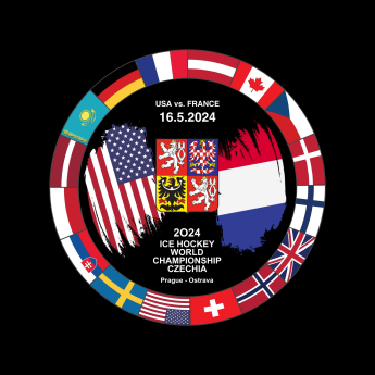 Echipa națională de hochei puc Ice Hockey World Championship Czechia MS 2024 Dueling 16.5.2024 USA vs. France