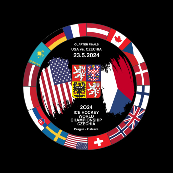 Echipa națională de hochei puc Ice Hockey World Championship Czechia MS 2024 Dueling 23.5.2024 USA vs. Czechia