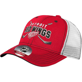 Detroit Red Wings șapcă de baseball pentru copii Lockup Meshback Adjustable