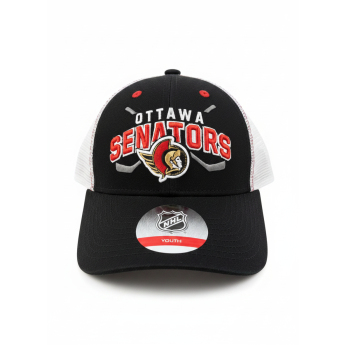 Ottawa Senators șapcă de baseball pentru copii Lockup Meshback Adjustable