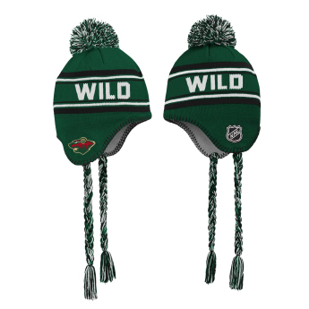 Minnesota Wild căciula de iarnă pentru copii Jacquard Tassel Knit With Pom