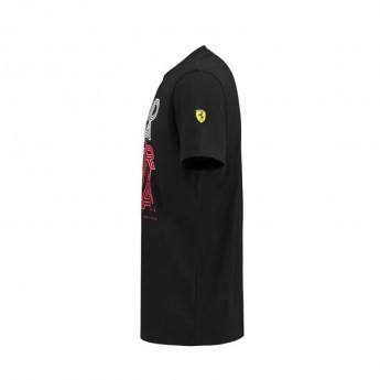 Ferrari tricou de bărbați black Track F1 Team 2018