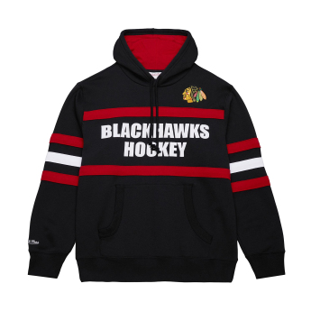 Chicago Blackhawks hanorac de bărbați cu glugă Head Coach Hoodie Current Logo black