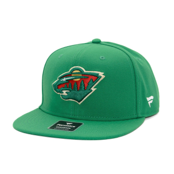 Minnesota Wild șapcă flat A/CAP Structured Mid Crown Adjujtable Square Visor Snapback