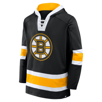 Boston Bruins hanorac de bărbați cu glugă Mens Laced Hockey