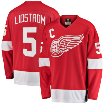 Detroit Red Wings tricou de hochei Nicklas Lidstrom #5 Premier Breakaway Vintage