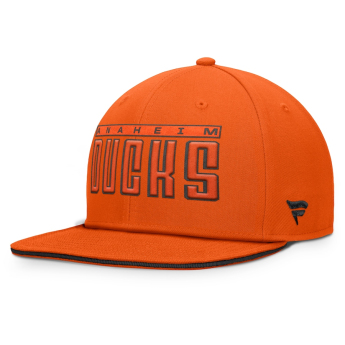 Anaheim Ducks șapcă flat Snapback orange
