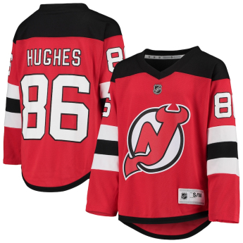 New Jersey Devils tricou de hochei pentru copii Jack Hughes Premier Home