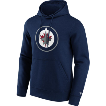 Winnipeg Jets hanorac de bărbați cu glugă Primary Logo Graphic navy