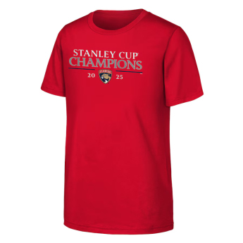 Florida Panthers tricou de copii 2025 Stanley Cup Champions Signature Roster red