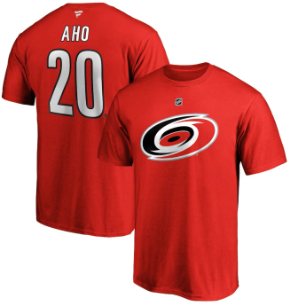 Carolina Hurricanes tricou de bărbați Sebastian Aho #20 Name & Number red