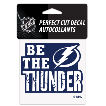 Tampa Bay Lightning abțibild Perfect Cut Decal SLOGAN