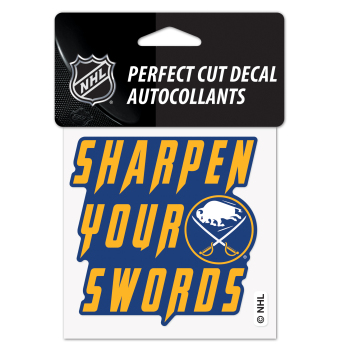 Buffalo Sabres abțibild Perfect Cut Decal SLOGAN