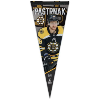 Boston Bruins drapel David Pastrnak Premium Pennant