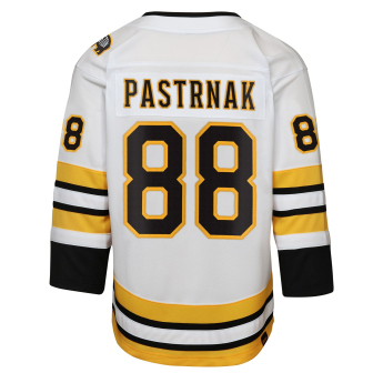 Boston Bruins tricou de hochei pentru copii David Pastrnak Premier White