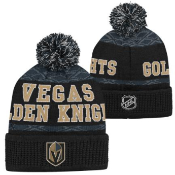 Vegas Golden Knights căciula de iarnă pentru copii Puck Pattern Cuffed Pom