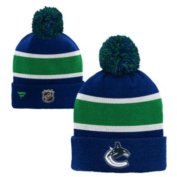 Vancouver Canucks căciula de iarnă pentru copii Cuffed Beanie With Pom blue