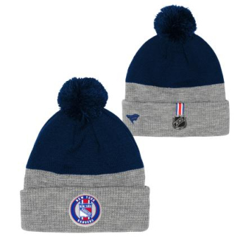 New York Rangers căciula de iarnă pentru copii Draft Cuffed Beanie With Pom