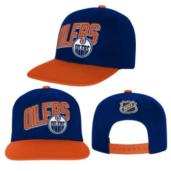 Edmonton Oilers șapcă flat de copii Essentials Deadstock Snapback