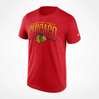 Chicago Blackhawks tricou de bărbați Arch Graphic red