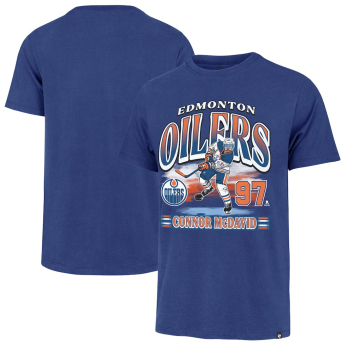 Edmonton Oilers tricou de bărbați Connor McDavid #97 Franklin Player Name & Number