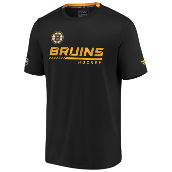 Boston Bruins tricou de bărbați Authentic Pro Locker Room Performance black
