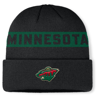 Minnesota Wild căciulă de iarnă Authentic Pro A/Cap Cuffed inscription