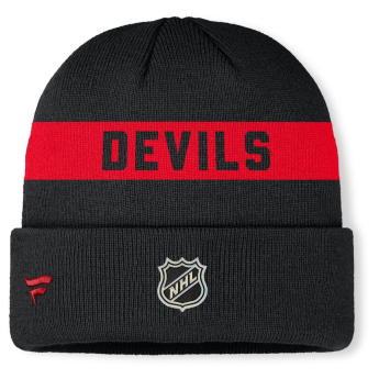 New Jersey Devils căciulă de iarnă Authentic Pro A/Cap Cuffed inscription