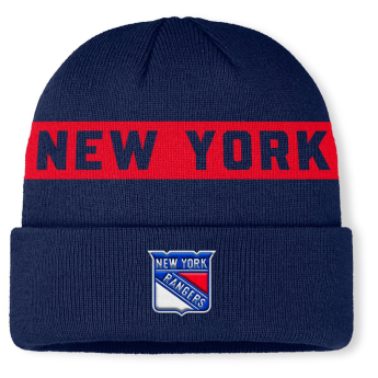New York Rangers căciulă de iarnă Authentic Pro A/Cap Cuffed inscription