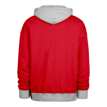 Detroit Red Wings hanorac de bărbați cu glugă 47 Patch Drop Shoulder Hood red