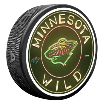 Minnesota Wild puc Neon