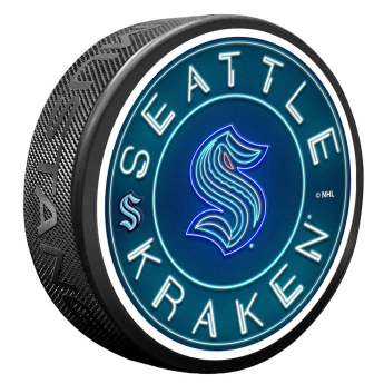 Seattle Kraken puc Neon