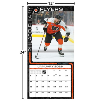 Philadelphia Flyers calendar 2026 Wall