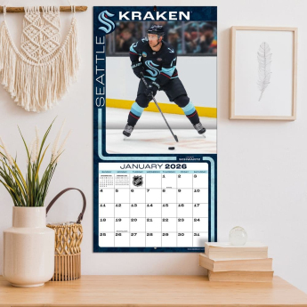 Seattle Kraken calendar 2026 Wall