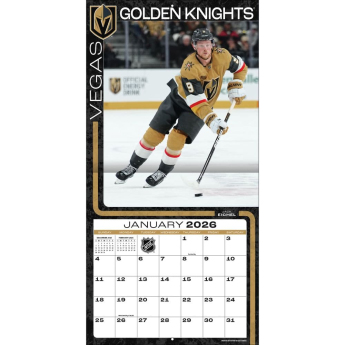 Vegas Golden Knights calendar 2026 Wall