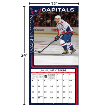 Washington Capitals calendar #8 Alexander Ovechkin 2026 Wall