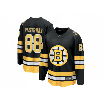 Boston Bruins tricou de hochei David Pastrnak #88 Home Breakaway Jersey
