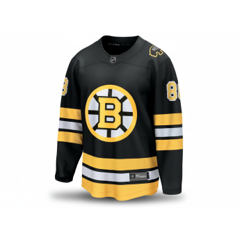 Boston Bruins tricou de hochei David Pastrnak #88 Home Breakaway Jersey